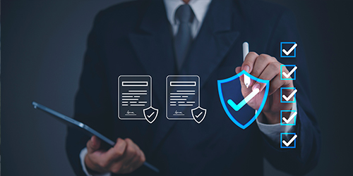 Cybersecurity for tax accounting firms, A man holding a Cybersecurity Readiness Checklist