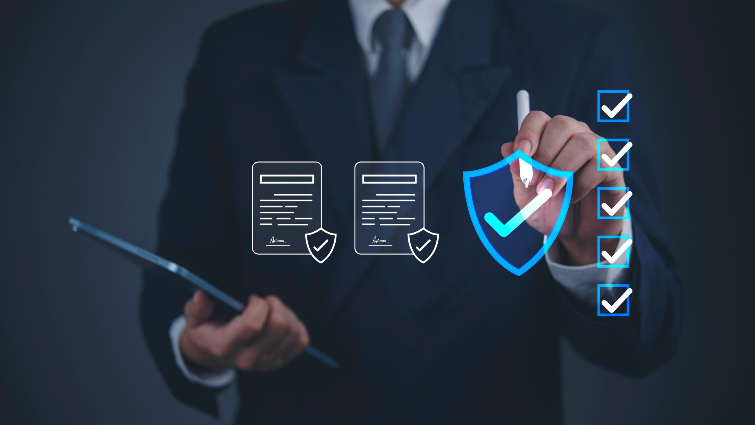 Cybersecurity for tax accounting firms, Man with a Cybersecurity Readiness Checklist