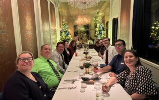 Skyline IT Services Team at dinner table