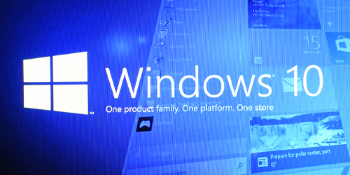 Windows 10 logo screen